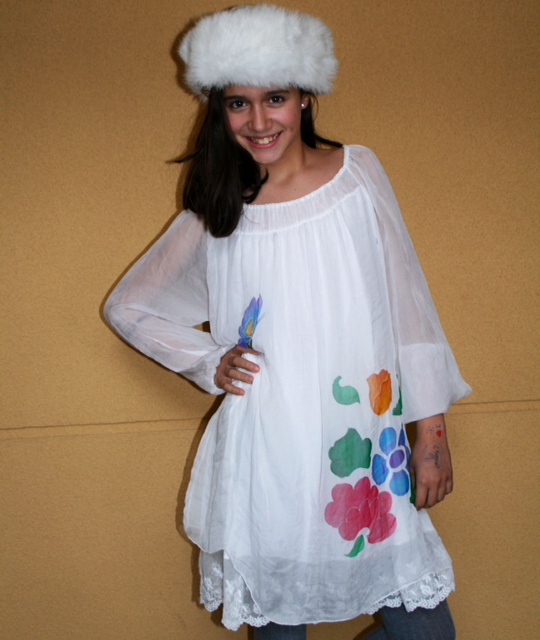 Niñas Marsilka vestidos de pintados a mano y personalizados | Moda